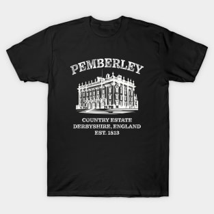 Pemberley Jane Austen Pride and Prejudice Darcy T-Shirt